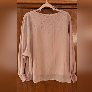 Suzy Shier Elegant Pink Women's Top